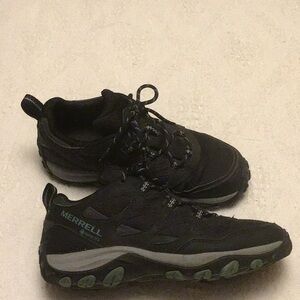Merrell hiking shoes.